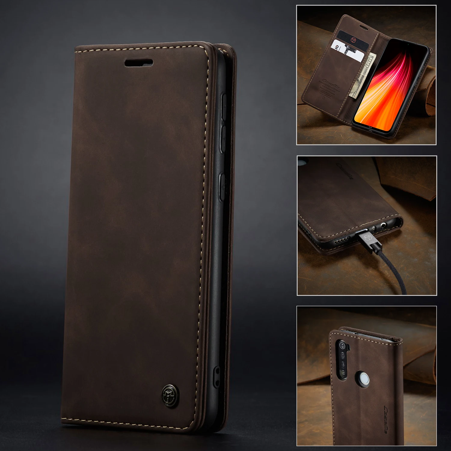 Чехол-книжка для Xiaomi Redmi Note 8, роскошный чехол-книжка на магните, чехол-кошелек для Xiaomi Redmi Note 8 Pro Note8, чехол для телефона с подставкой