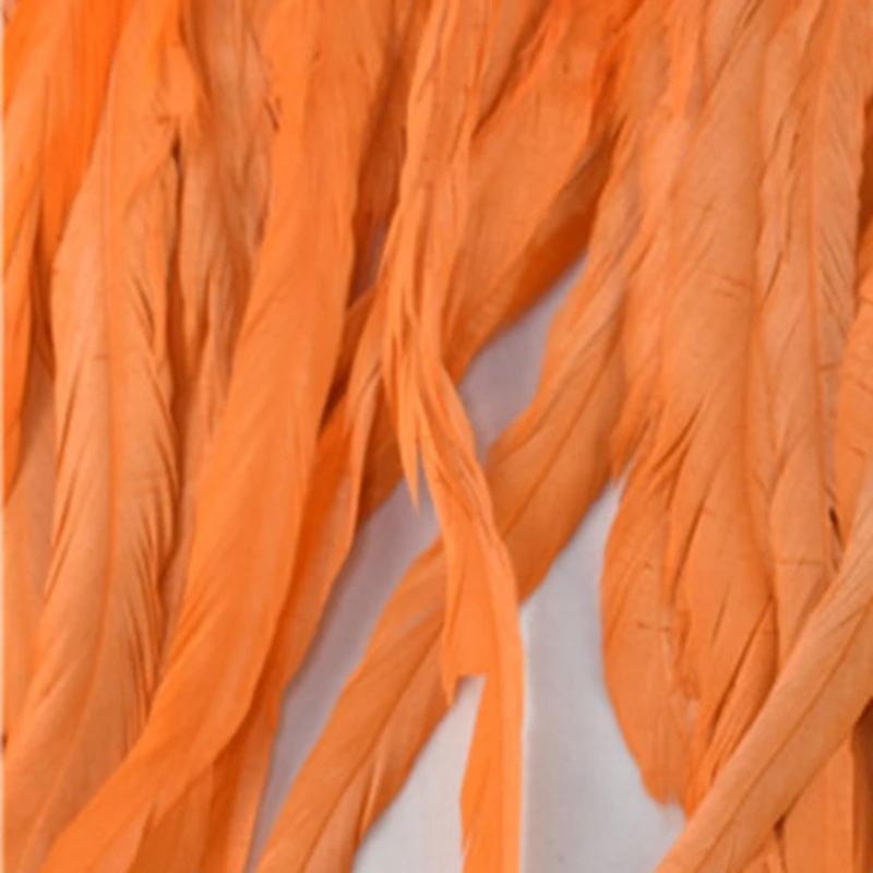 2 м хвостовые перья птиц планки(20-25 см - Цвет: Orange