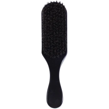 

Long Curved Handle Beard Brush Men'S Pig Hair Wooden Shaving Brush Shaving Brush Beard Comb Oil Head Brush