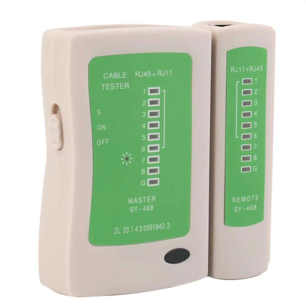 Professional RJ45 RJ11 RJ12 CAT5 UTP Network LAN USB Cable Tester Detector Remote Test Tools Networking Tool