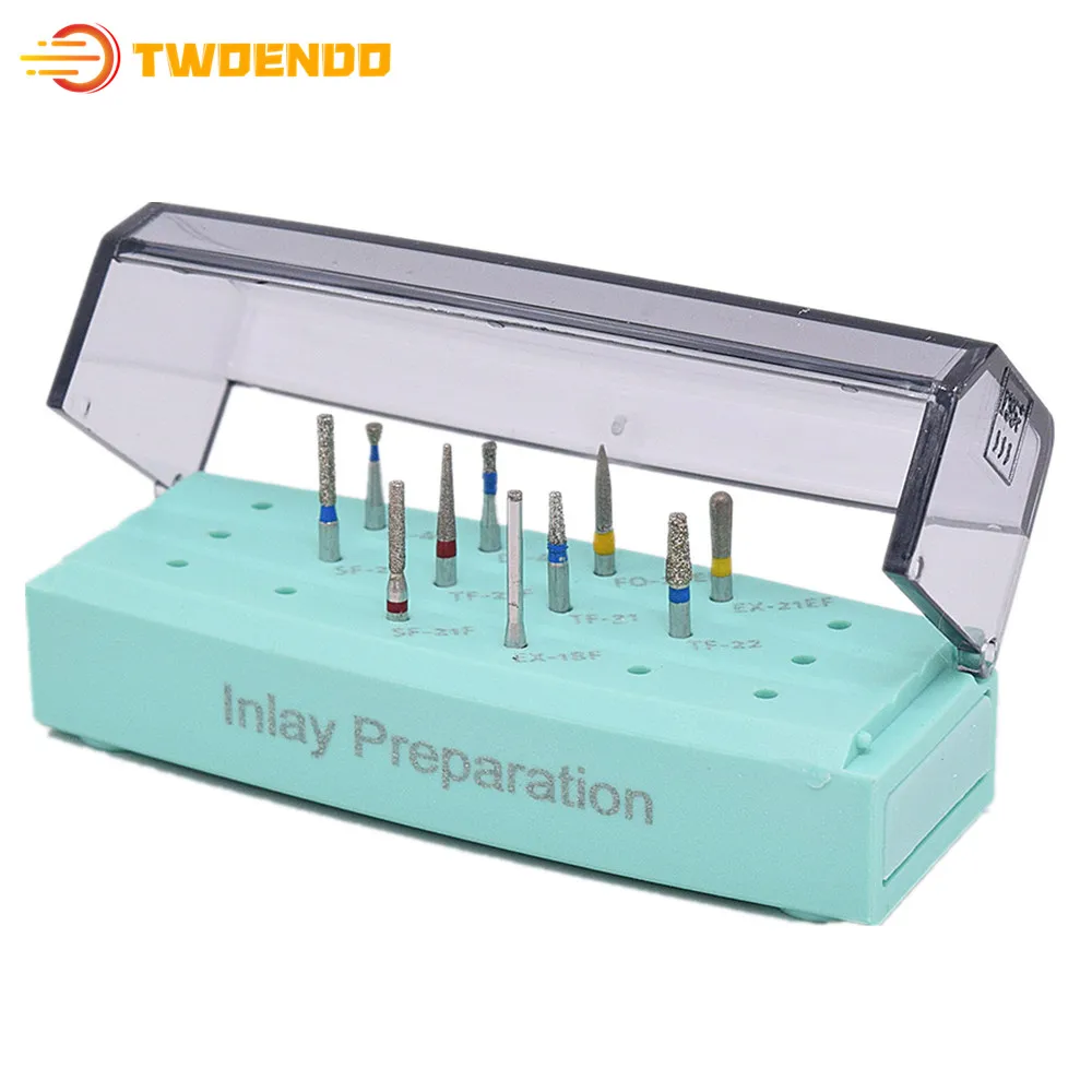 Стоматологическая инкрустация подготовки 135 ℃ автоклавной Алмазный Набор боров