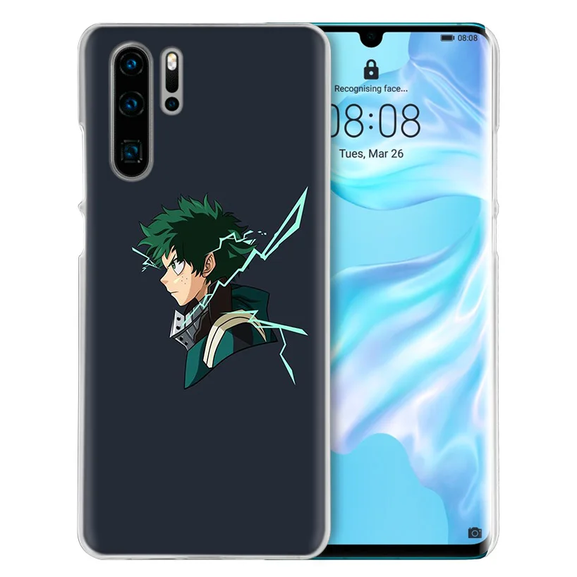 Жесткий ПК чехол для huawei P30 P20 P10 mate 30 20 10 Nova 5 5i Pro Lite P Smart Z Plus мой герой Academy Plus Ultra