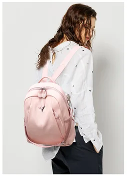 

Women's Backpack New PU Leather Shoulder Bag Fashion Travel Outdoor Bag Waterproof Multi-function Small Anti-theft Backpack