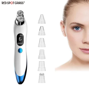 

Blackhead Remover Face Deep Nose Cleaner T Zone Pore Acne Pimple Removal Vacuum Suction Facial Diamond Beauty Clean Skin