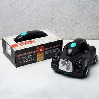

Set of tools with a flashlight "for luck", 25 items