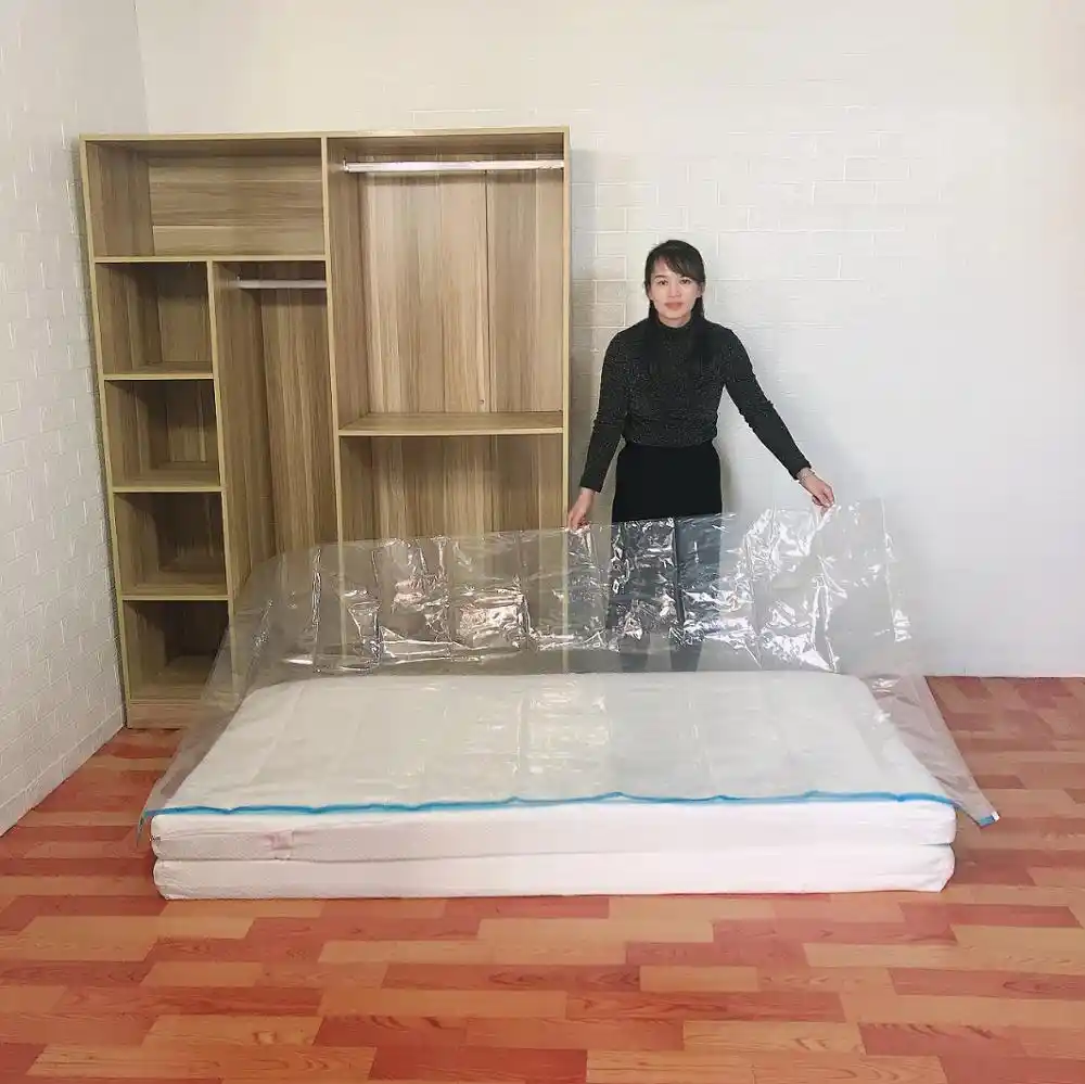 Large Vacuum Storage Compression Bag Latex Sponge Filling Foldable Mats Comfortable Mattresses Folding Bed Tatami Packing Bag Storage Bags Aliexpress