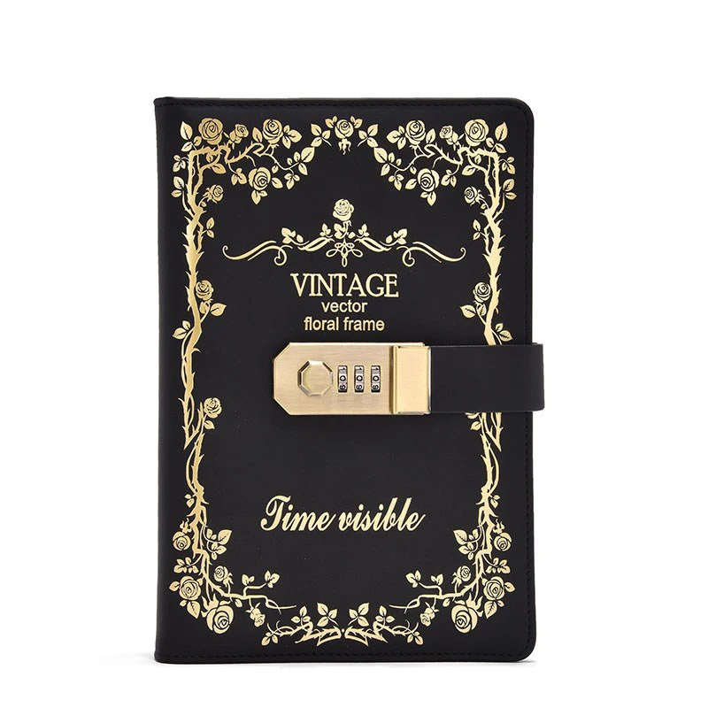 A5 Корея ретро блокнот Пароль Книга с замком креативные школьные офисные