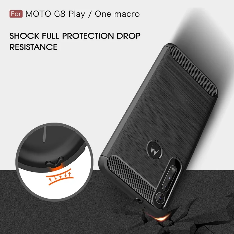 100 шт чехол для MOTO G8 Play/One macro G8 plus роскошный ТПУ чехол для MOTO E6 E6 Plus задняя крышка DHL