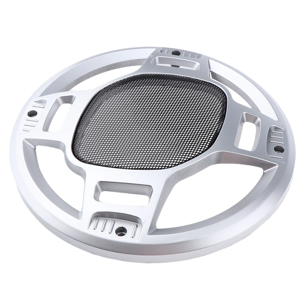 8 Inch Car Audio Speaker Cover Case Decorative Circle Metal Mesh Grille