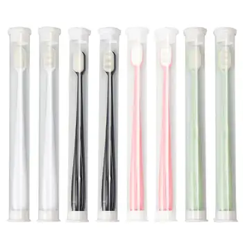 

2pcs Ultra-fine Toothbrushes Million Bristles Micro Soft Tooth Brush Portable Oral Care Eco Product Kit For Travel Or Customer