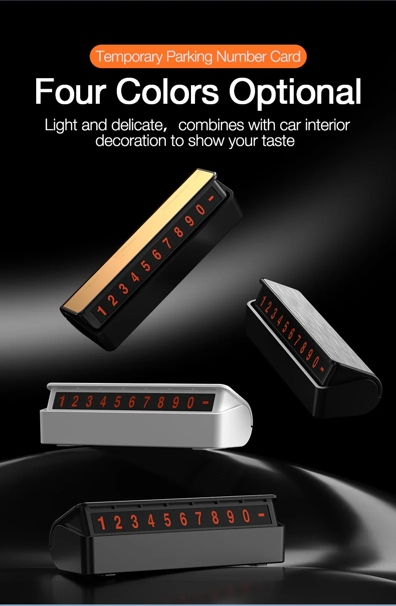 Car Temporary Parking Card (10)