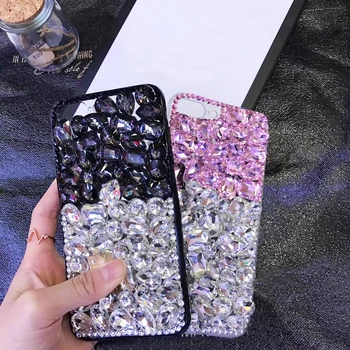 

Pink Bling Crystal Woman Handmade Rhinestone Diamond Gift Phone Cover Case For Google Pixel 3 4 2 3A Google Pixel 2 3A 3 4 XL