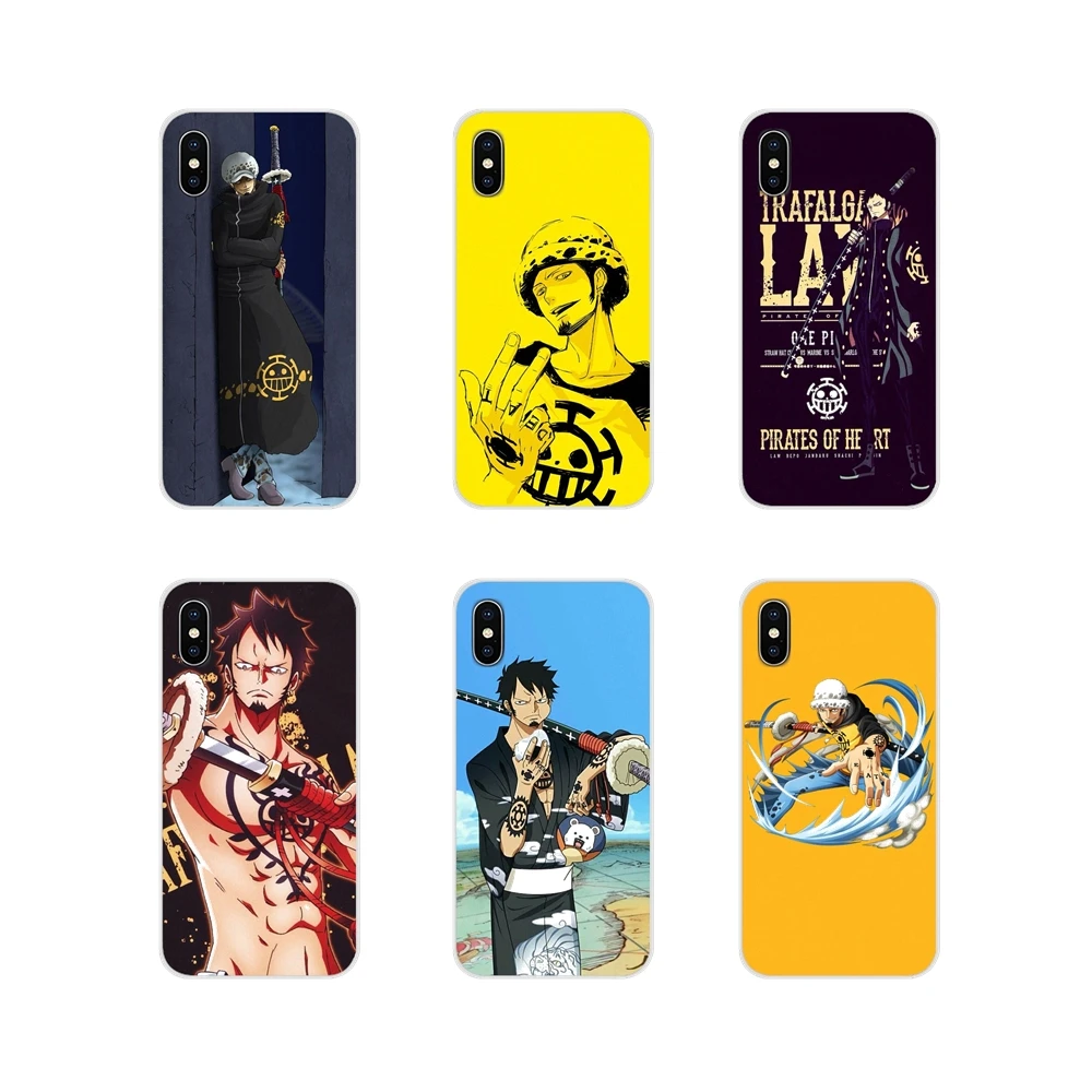 Силиконовый чехол с Аниме One Piece Trafalgar Law для Huawei G7 G8 P7 P8 P9 P10 P20 P30 Lite Mini Pro P Smart Plus 2017 2018