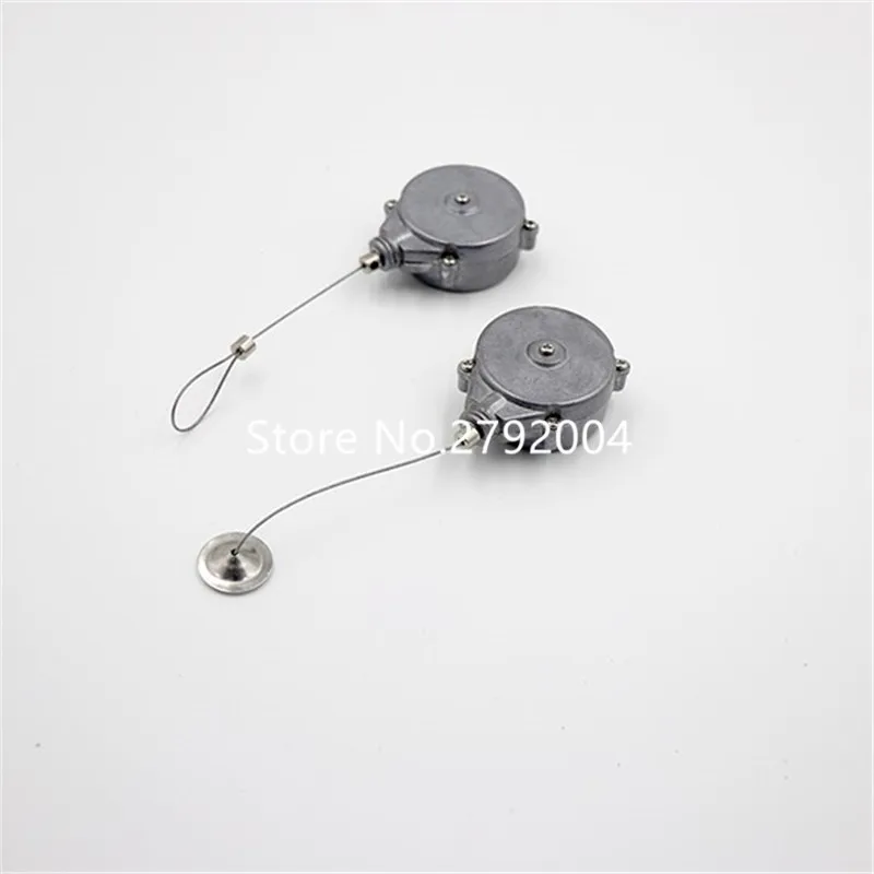 10pcs/lot Metal Shell Wire Box Zinc Alloy Shell Anti Fall and Anti Impact Wire Reel Product Display Box Pull Rope