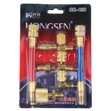 CH-138 Горячая новинка автомобильный Кондиционер адаптер многоцелевой адаптер R134a R12 Многофункциональный коннектор холодильные инструменты