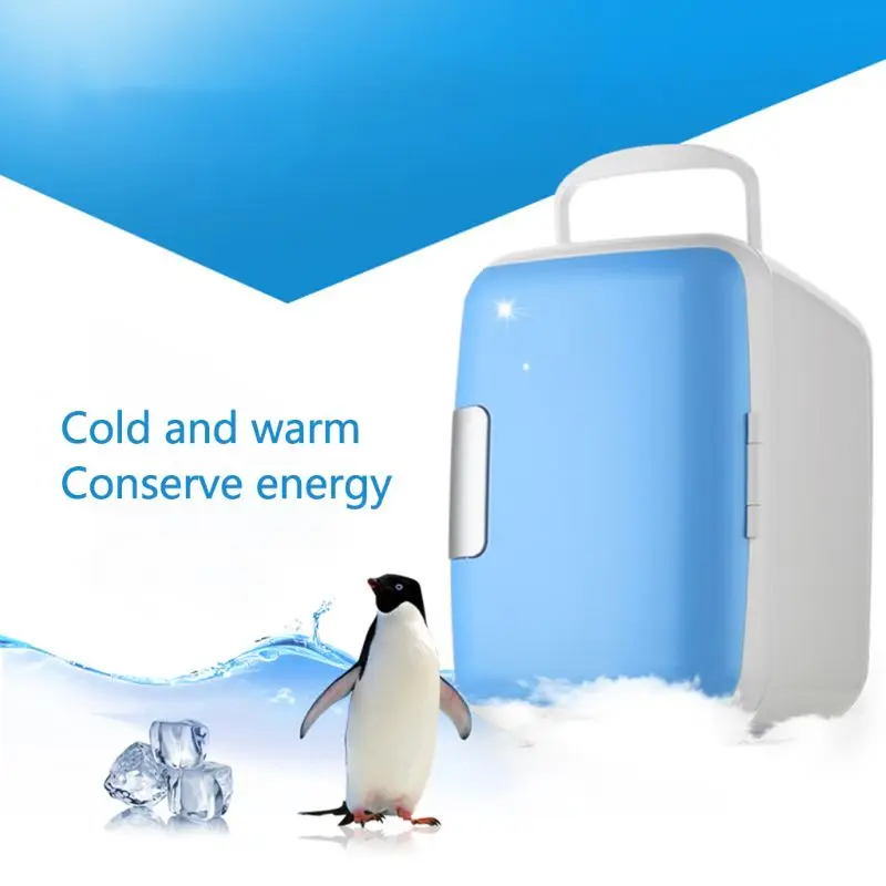 4L портативные автомобильные холодильники, бесшумные мини-холодильники с низким уровнем шума для автомобиля, морозильная камера, охлаждающая нагревательная коробка, холодильник