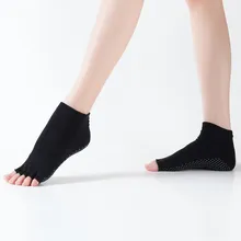 Носок женские, не скользящие раздельные Пальцы носки Для Йоги Спортивные пуанты профессиональные спортивные противоскользящие носки Фитнес тренажерного зала спорта
