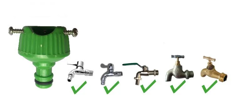 Portable High Pressure Car Wash Water Gun Watering Sprinkler Braided Water Pipe Set Copper Head Water Gun Braided Tube Pipe