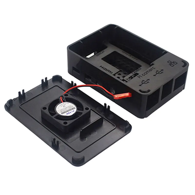 Чехол для Raspberry Pi 4 Model B чехол из АБС пластика черный прозрачный белый с