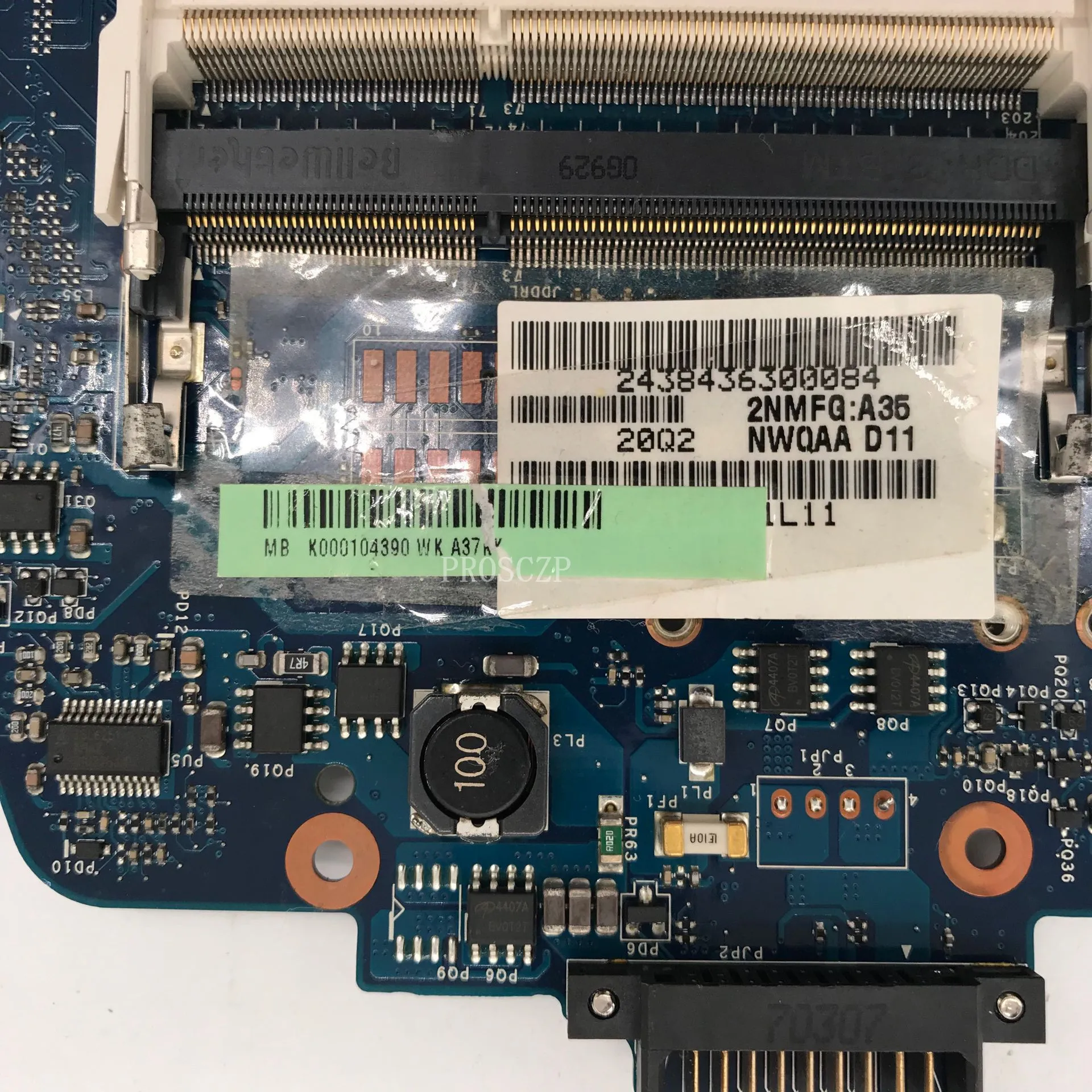 Для A660 A665 Материнская плата ноутбука NWQAA LA-6062P K000104390 совместимость