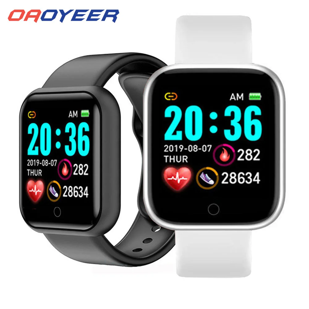 New Y68 Smart Bracelet Wristband Sports Fitness Blood Pressure Heart Rate Message Reminder Android Pedometer Smart Watch Band