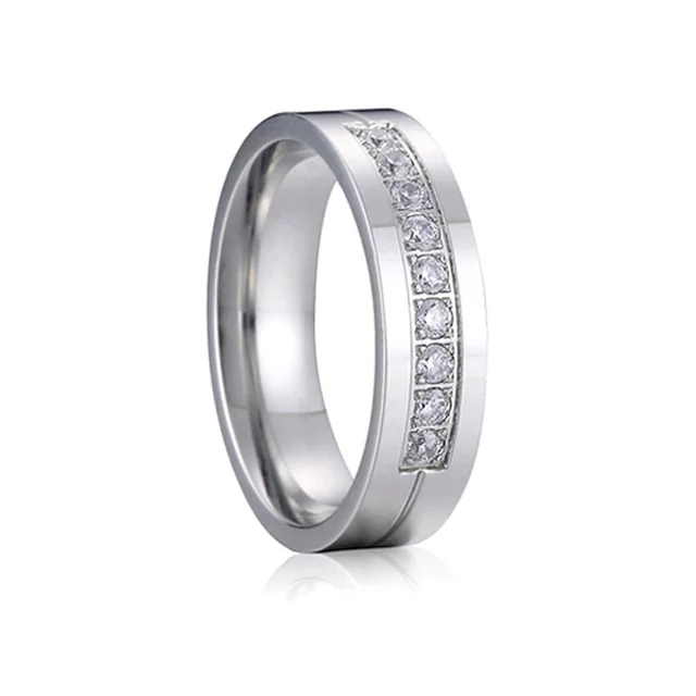 Classique USA taille 5 à 15 bijoux de mode occidentale bagues de mariage pour hommes et femmes titane Alliance amoureux Couples bague