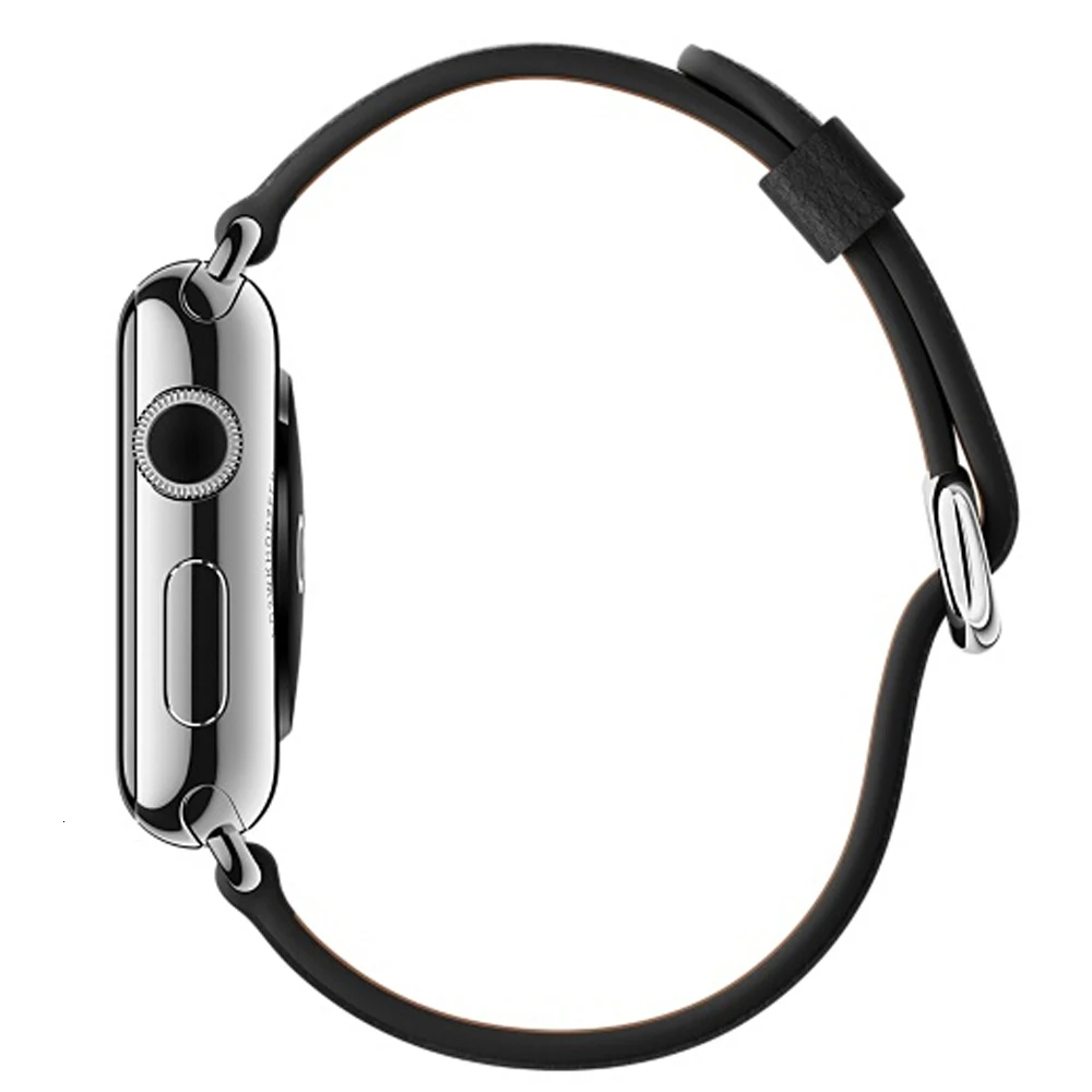 Классическая Пряжка из натуральной кожи для Apple Watch, сменная Классическая пряжка, ремешок для часов Apple Watch 38 мм и 42 мм