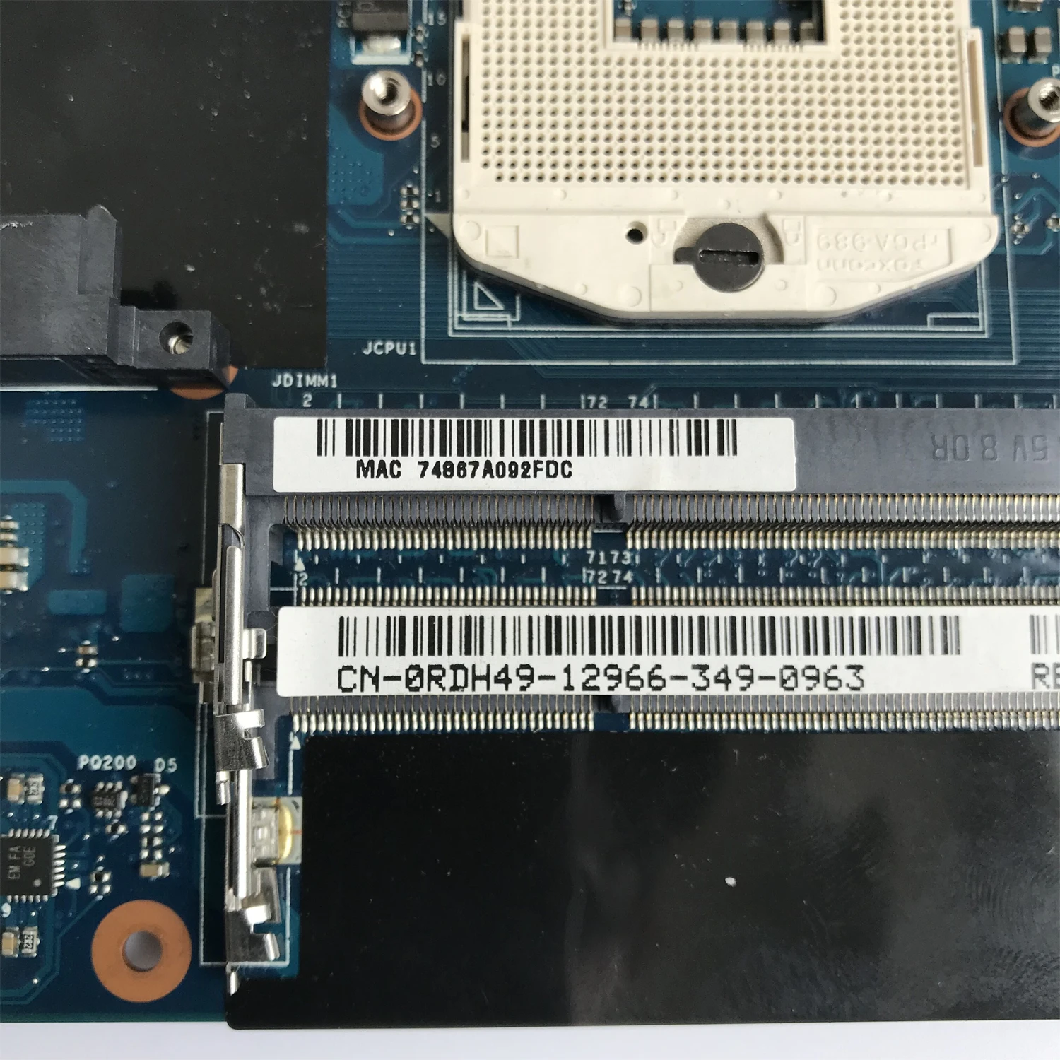 para Dell Vostro 3560 Laptop Motherboard Qcl00 V3560 La8241p com 216-0833000 1gb-gpu Hm76 100 Testado ok Cn0rdh49 0rdh49 Rdh49 - Imagem 5