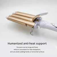Professional Hair Tools Curling Iron Ceramic Triple Barrel Hair Styler Hair Waver Styling Tools Hair Curlers Electric Curling 2