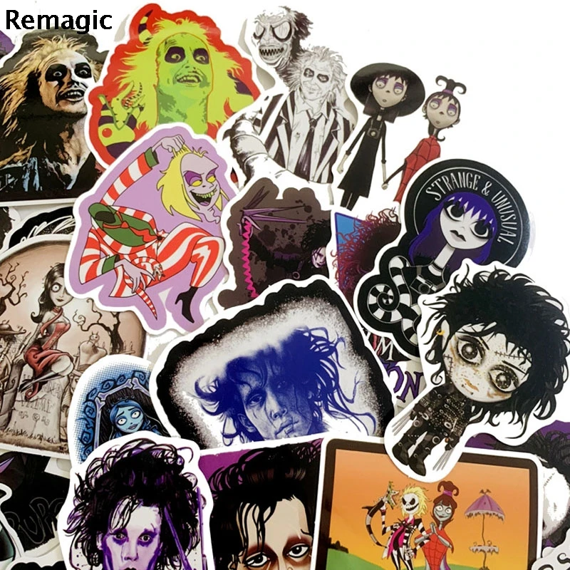 61 шт. Tim Burton наклейка для фильма пачки фанатов аниме винтажная Пастер Косплей Скрапбукинг diy телефон ноутбук коллекции украшения дома