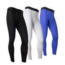 Мужские эластичные быстросохнущие брюки мужское компрессионное трико Pantalones спортивный поезд леггинсы для фитнеса спортзала спортивные штаны для бега