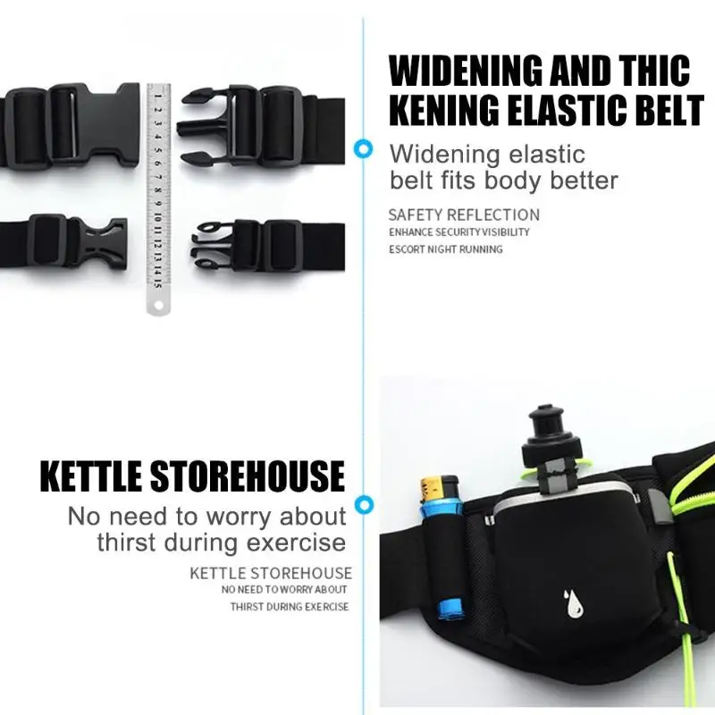 Waterproof Kettle Pouch Waist Fanny Packs Outdoor Sports Hiking Phone Bags