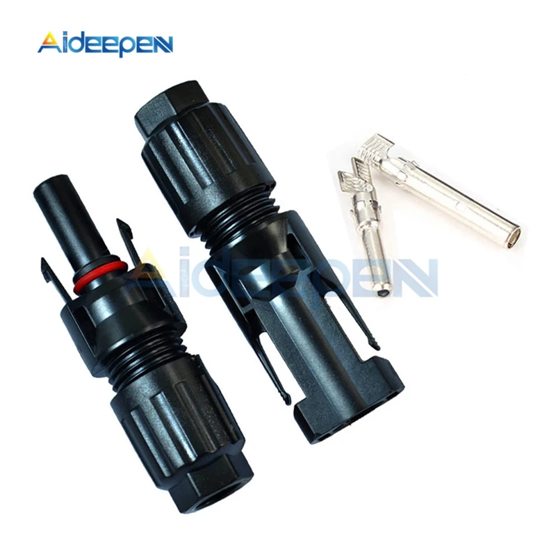

1 Pair MC4 Connector Male and Female MC4 30A Solar Panel Connector Plug For Solar Cable 2.5mm2 4mm2 6mm2