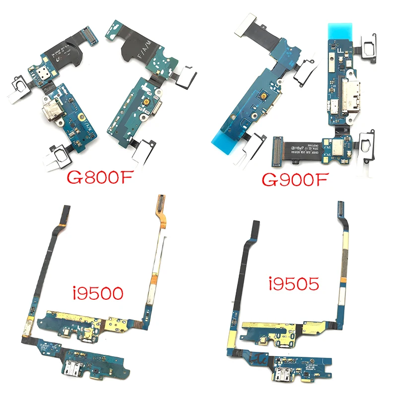 Usb зарядка Нижняя плата для samsung Galaxy S4 S5 mini i9500 i9505 i337 i9190 G900F G800F зарядное устройство разъем док-станция гибкий кабель