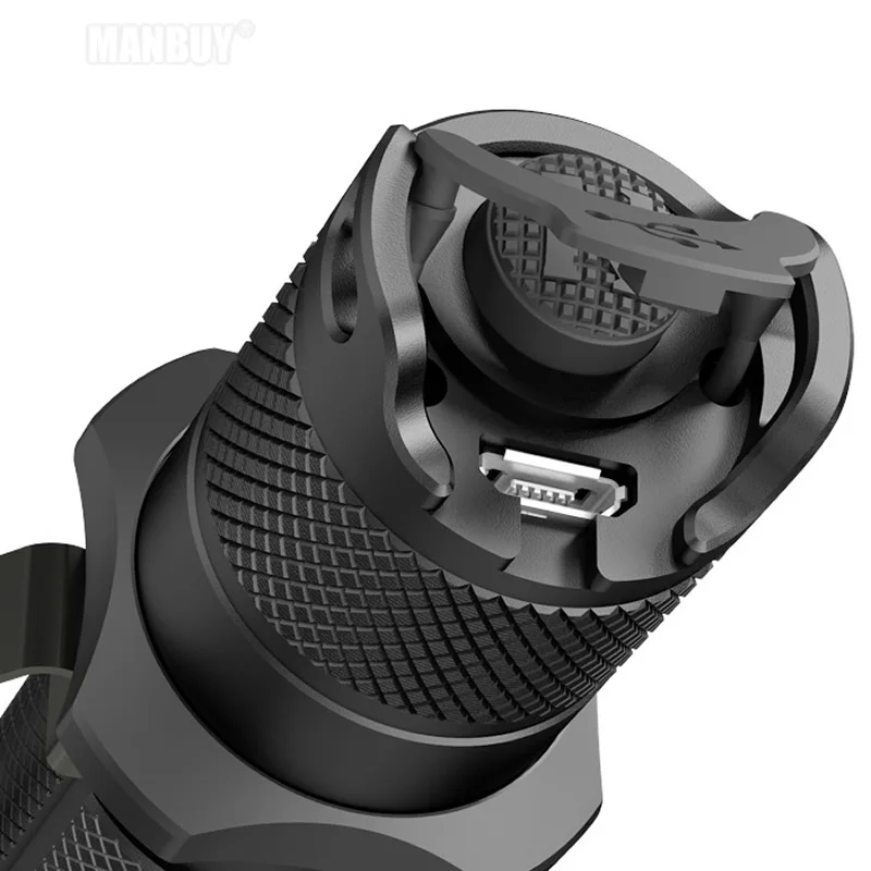 Многоцелевой Гибридный тактический фонарик Nitecore MH12GTS + 18650 перезаряжаемый от USB CREE