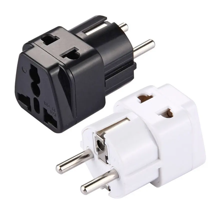 2 IN 1 - EU Schuko Plug Converter Adapter AC100~250V 16A | Обустройство дома