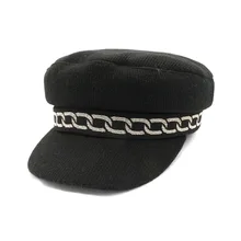 Зимний берет шапки для женщин военная шляпа козырек шапки военные печати пояс кепки itan шляпа для мужчин шляпы матроса Плоская верхняя морская Кепка