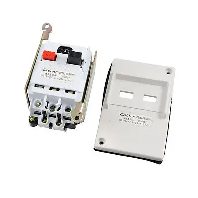 DZ162-16 AC 660V 0.25A переменного тока 3-полюсный белый Панель автомат защити цепи