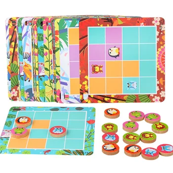 

Sudoku Animal Logic Game Cartoon Educational Toys 3-6 Years Happy Table Desk Toys for Kids Children