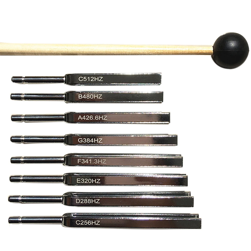 

Therapy Wooden Box Medical Tools Portable Tuning Fork Set Frequency Professional Physics Vibration Steel Medical Diagnostic