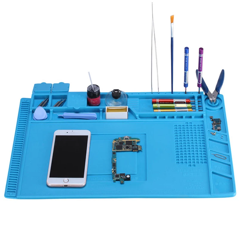 Термостойкий силиконовый коврик для пайки 45x30 см|soldering station|bga soldering stationstation station |