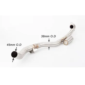 

Motorcycle exhaust pipe Motocross front section CRF150F CRF230F CRF250R front section connecting pipe link pipe 2003-2016years