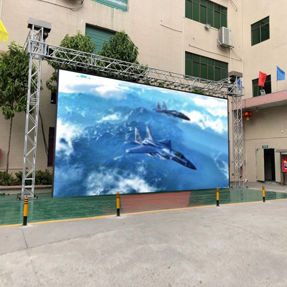 

LED Screen Panel P3.91 500X500mm Size Die-Cast Aluminum Cabinet Outdoor Waterproof Rental LED Display Factory Customization