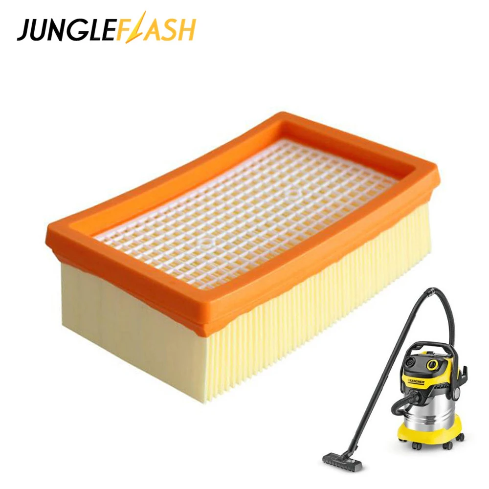 JUNGLEFLASH HEPA Filters For KARCHER MV4 MV5 MV6 WD4 WD5 WD6 Wet&Dry Car Wash Vacuum Cleaner Parts#2.863 005.0|Leather & Upholstery Cleaner| -