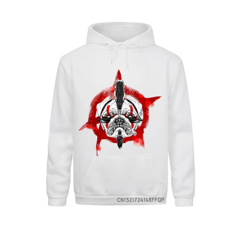 

Punk Pug Sweatshirt Men Classic Anarchy Sportswear Winter Autumn Harajuku Hoodies Pullover For Adult Winter Hooded Sweats