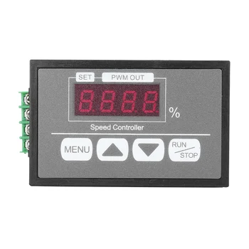 

Motor Governor Speed Controller Digital Percentage Display DC Brush Motor Governor 6V12V60V 0-30A