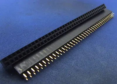 

DHL/EMS 400PCS Gilded 2 x 40 Pin Straight Row 2.54mm Female Socket Header for Programmer-A8