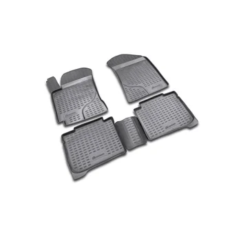 

Floor mats Kia Cerato 2004-2009, 4 pcs free shipping (gray) (of sirato)