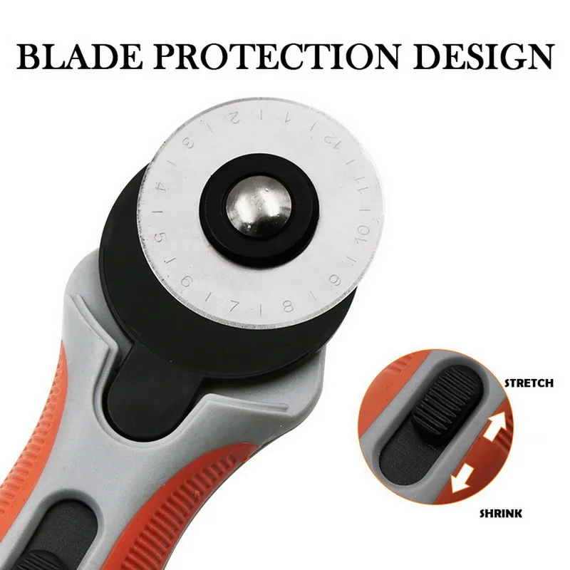 45mm Rotary Cutter Spare Blades Fit Olfa Dafa Fiskars Rotary Cutter Fabric Paper Circular Cutting Patchwork Craft Leather
