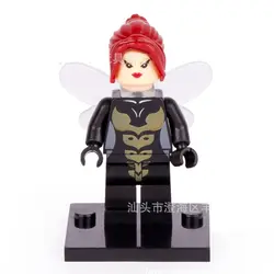 Одной продажи человек-муравей ОСА Джанет Ван Дина супергероев Marvel Мстители Minifig собрать Модель Строительный кирпич блоки детские игрушки